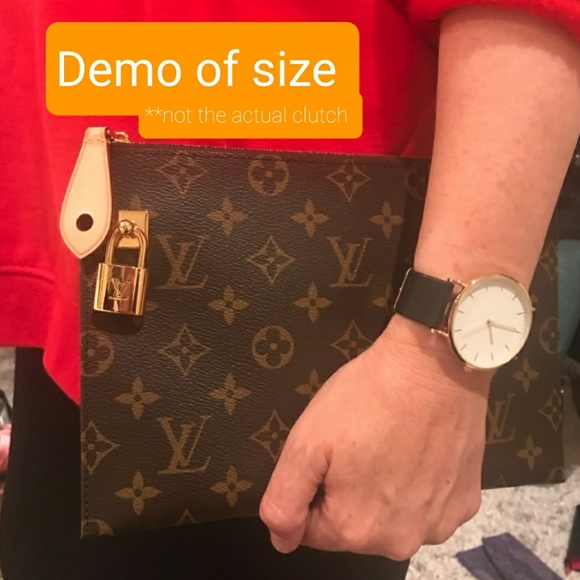 💯 Louis Vuitton Rare Carrousel Pochette Clutch - Picture 16 of 16